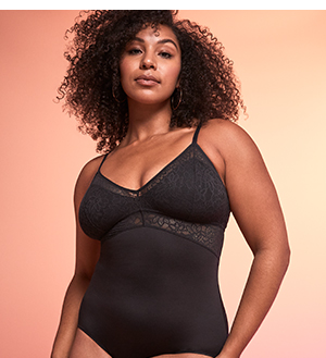 Tame Your Tummy Shaping Bodysuit With Lace